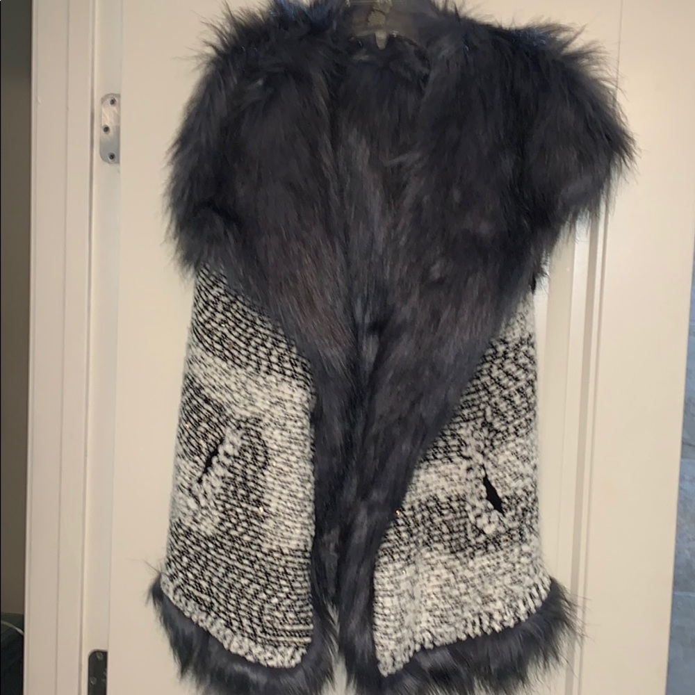 Jessica Simpson Fur Vest
